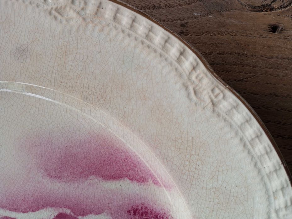 Antigos pratos Portugueses em faiança de Massarelos Porto