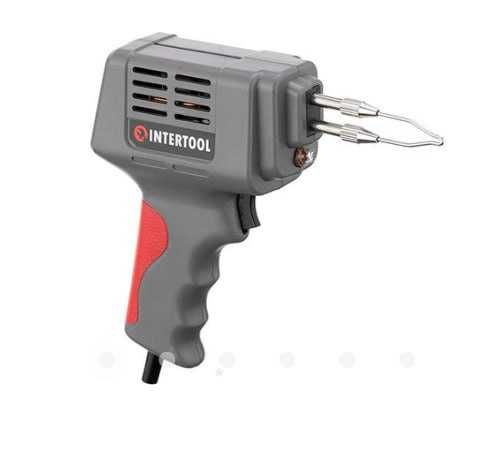Паяльник імпульсний 200 В, 3-режима, INTERTOOL