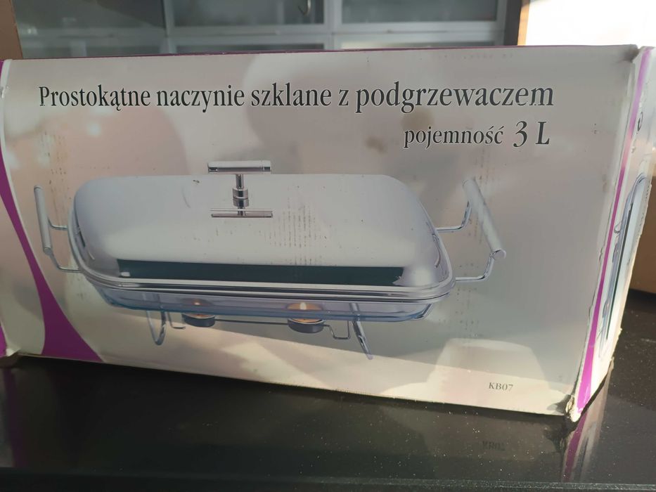 Podgrzewacz do potraw, patera podgrzewania  NOWA