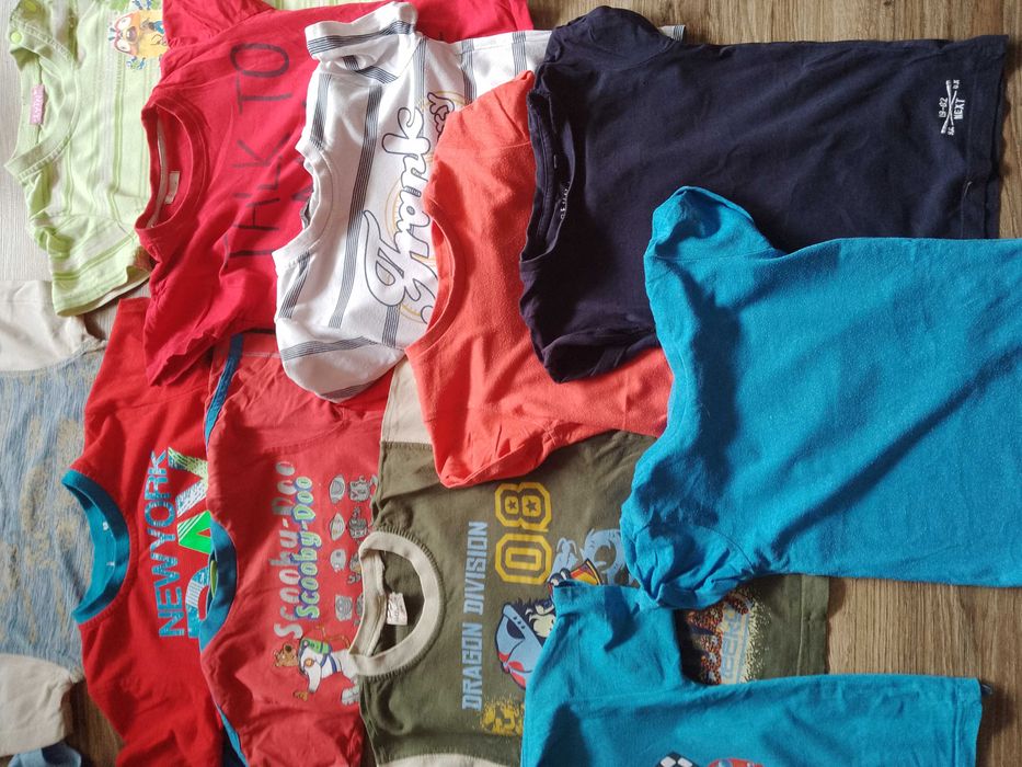 t-shirt dla chłopca 16 sztuk