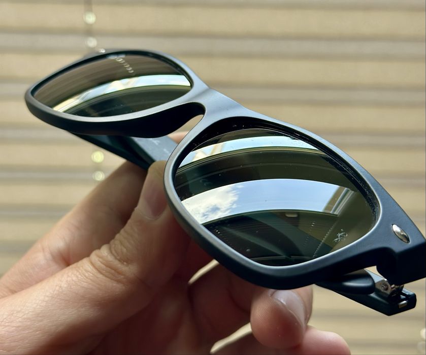 Ray-Ban RB2132 New Wayfarer 55-18 czarne – nowe