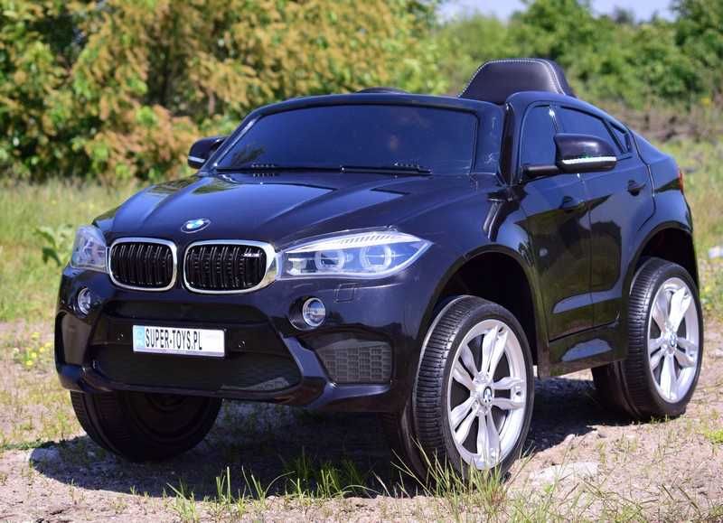 Autko na akumulator BMW X6M jeep dżip dla dzieci pojazd SUV pilot RC