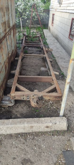 Рама, балка, мост, кардан, полуоси, подресорники,  запчасти на Газ 51, 52, 53