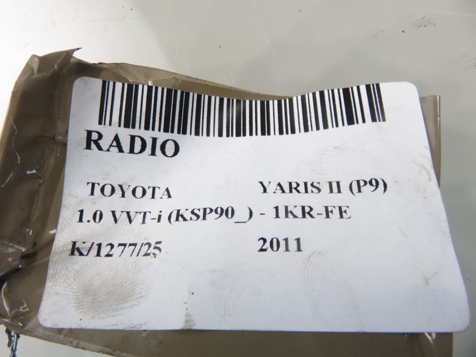Radio Toyota Yaris II (p9) 861200d490