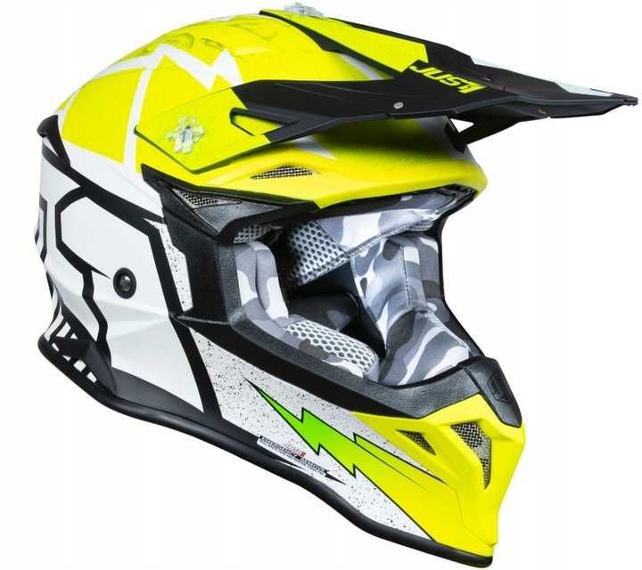 Kask kaski motocyklowy Cross Quad Motor S M L XL z homologacją NOWY