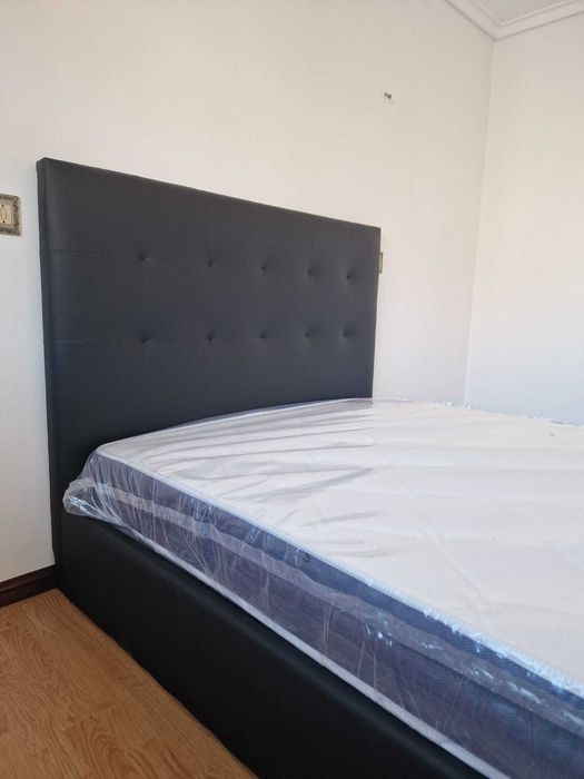 Camas de Casal Estofadas de Luxo 199€ Disp. em Várias Cores! 190x140m!