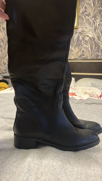 Сапоги труби шкіра