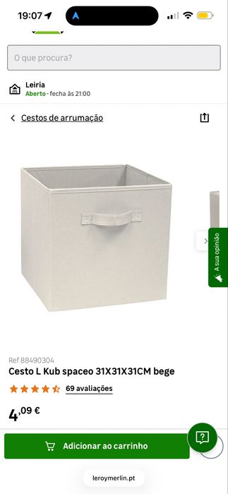 estante cubos leroy
