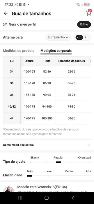 Macacão neve NOVO para Mulher tam. L