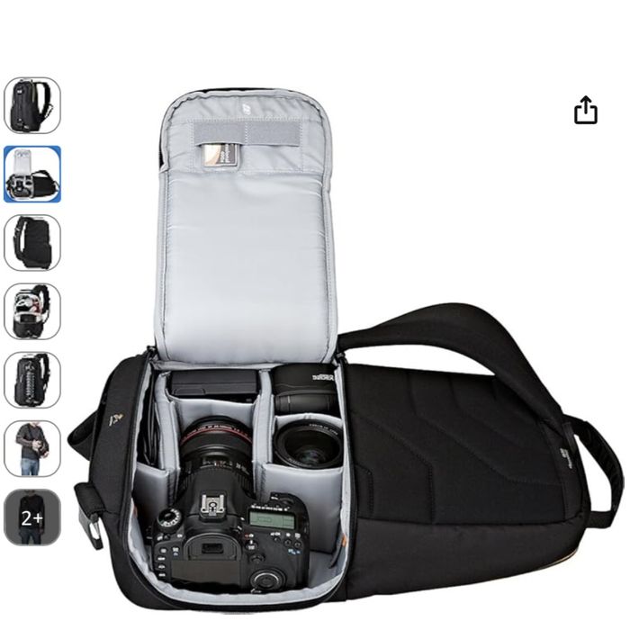 Mochila de fotografia Lowepro Slingshot Edge 250 AW Black