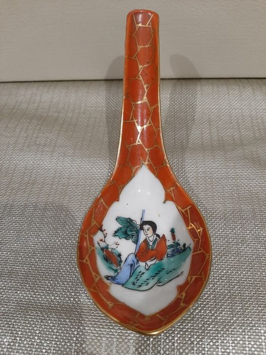 Colher de Porcelana oriental