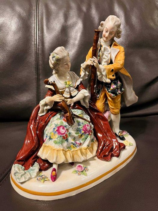 Thüringer Porzellangruppe – Para muzykujących