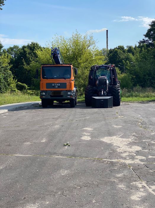 Usługi Mulczerem leśnym (karczowanie, oczyszczanie) Wycinka drzew.