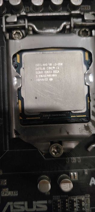 Материнська плата ASUS P7P55D PRO + процессор Intel Core i3-550, s1156