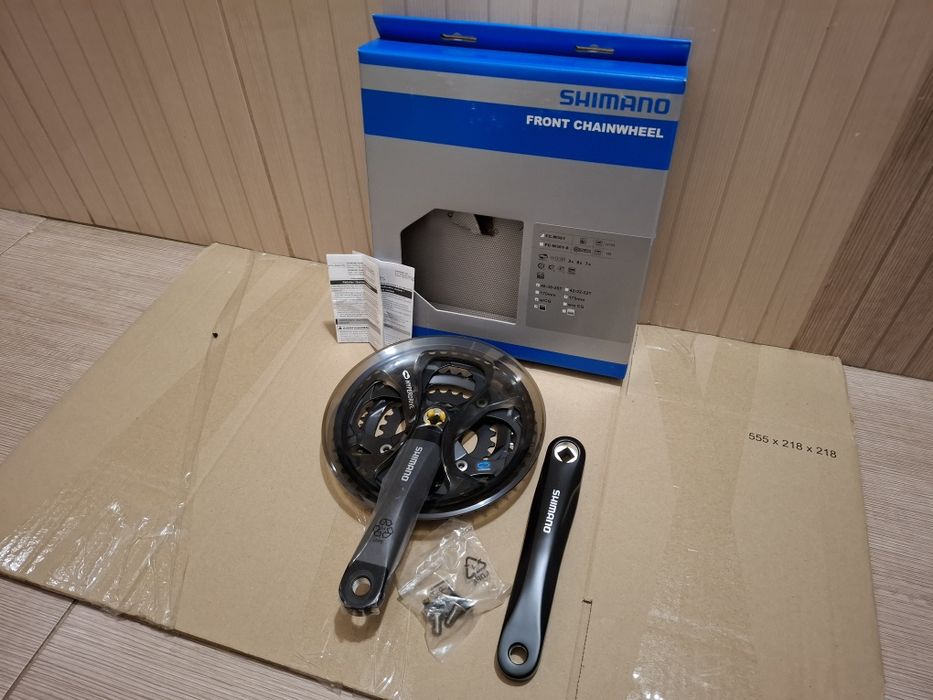 ВЕЛОсипедные шатуны разборные 48/38/28T Shimano ACERA FC-M361 Оригинал