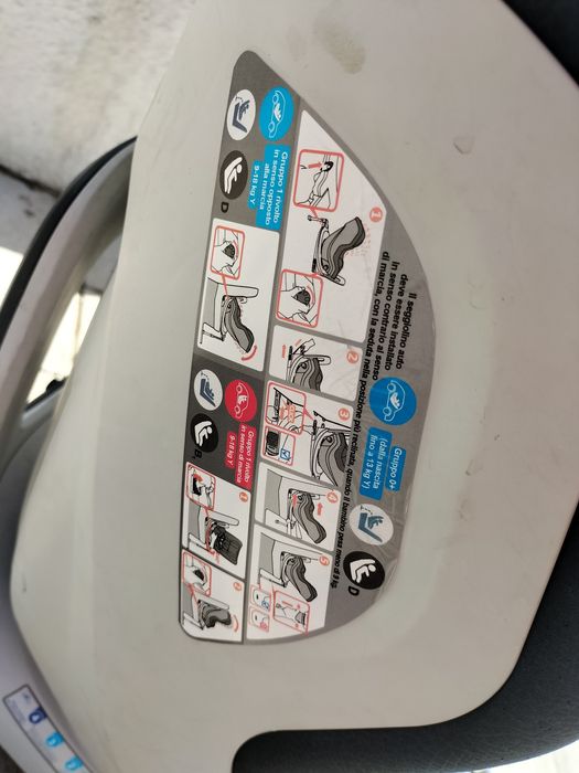 Cadeira auto com rotação 360° e isofix