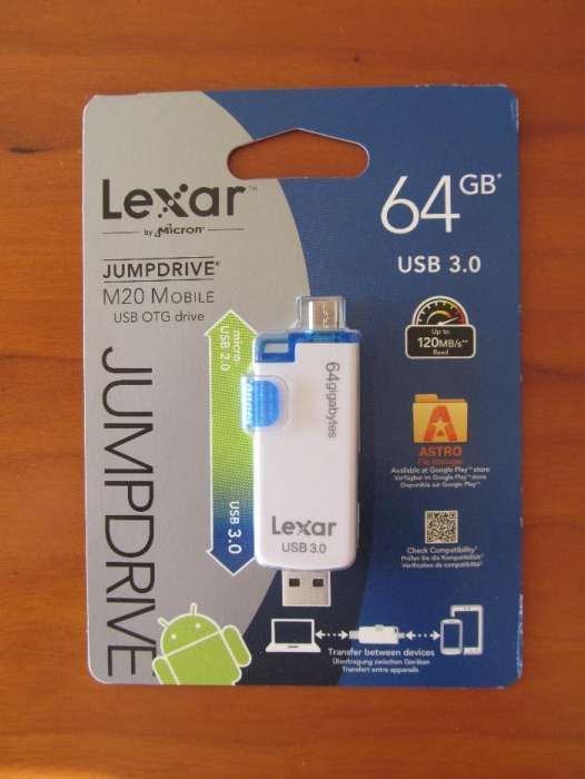 Lexar JDM20 OTG USB Flash Drive 64 GB USB 3.0 – for PC and Android – BRAND NEW!64550632284929123