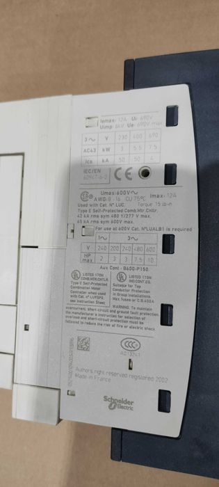 Telemecanique LUCA 05BL Stycznik Termik Rozrusznik