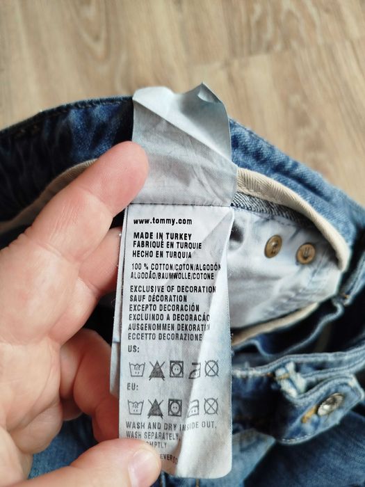 Jeansy damskie Tommy Hilfiger denim retro vinted