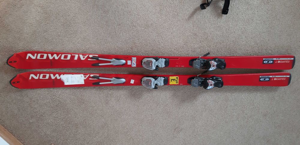 Narty zjazdowe Salomon 160 +Gratis buty,kijki