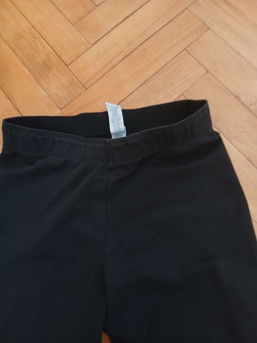 Czarne getry  S  61% bawełna  Nike