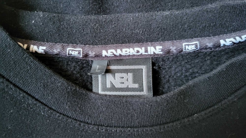 Bluza męska New Bad Line czarno-szara