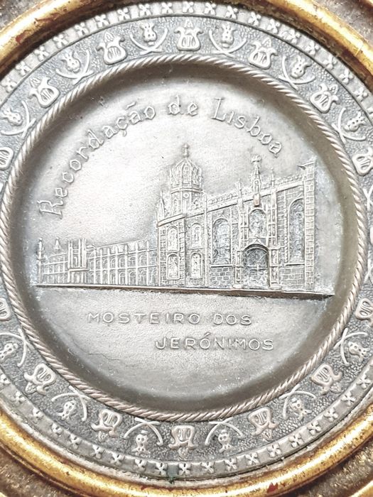 Antigo quadro Recordação de Lisboa-Mosteiro dos Jerónimos
