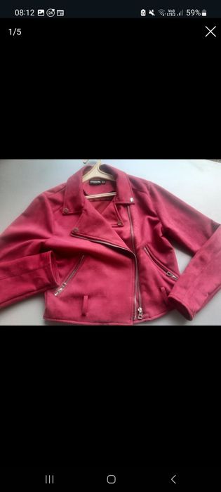 Новая куртка-косуха, цвет бордо.р42-44.р.М.