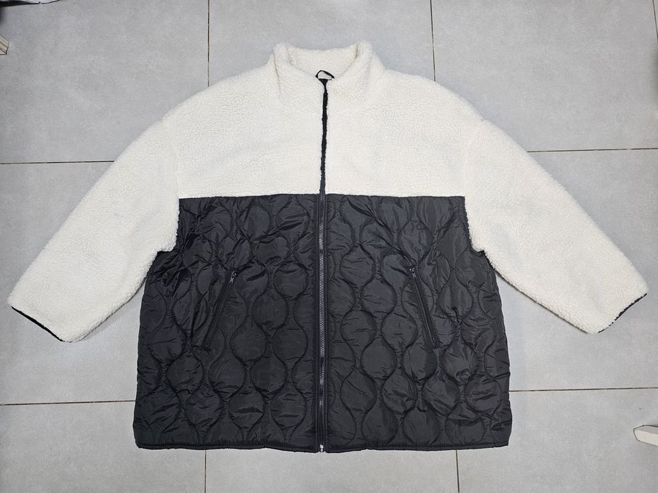 Asos Petite sherpa kurtka roz.56 (8XL) imitacja owczej wełny