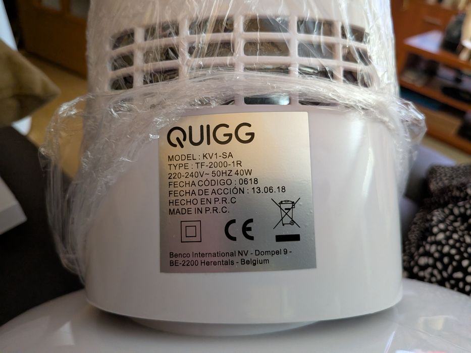 Coluna de ar frio Quigg