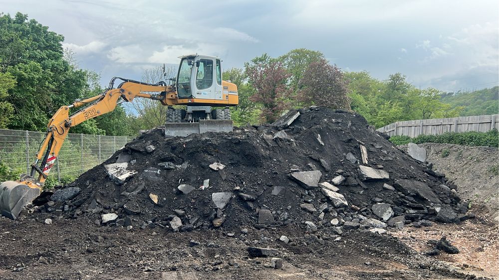 Prace ziemne WYBURZENIA fundamenty koparka minikoparka rozbiurki