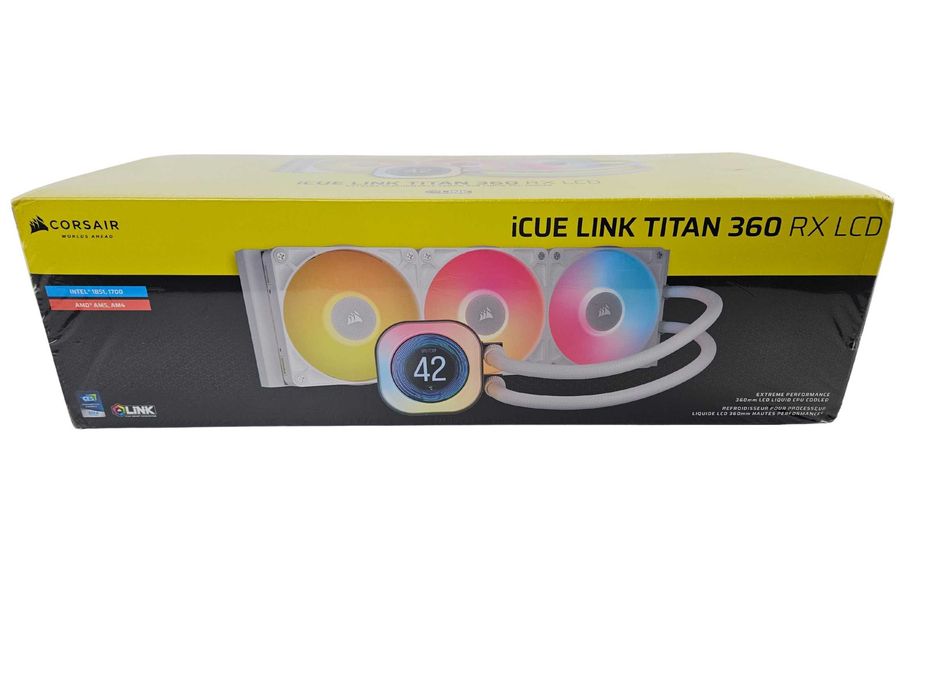 Водяне охолодження Corsair iCUE LINK TITAN 360 RX LCD