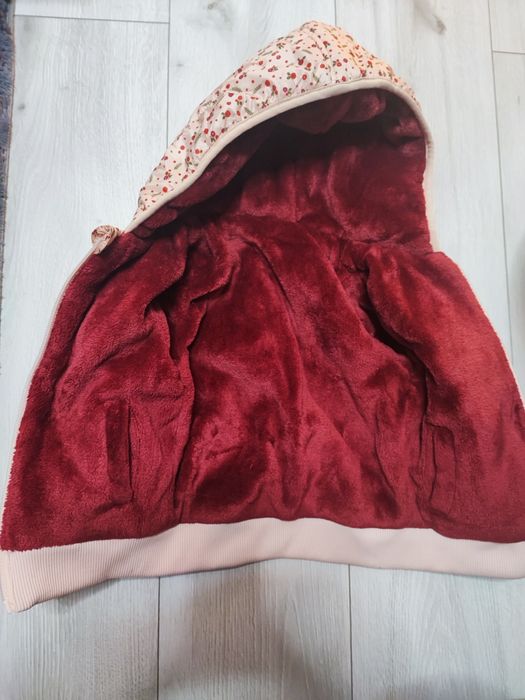 Kurtka dla dziewczynki dwustronna rozmiar 86/92