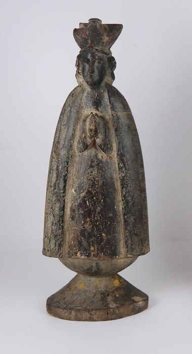 Escultura Nossa Senhora em madeira Séc. XVIII /XIX