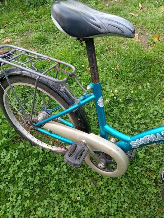 Rower rowerek niebieski dla dziecka 7 8 9 10 latka