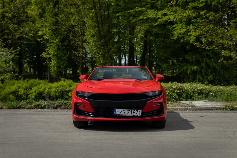 Wypożyczalnia aut cabrio wynajem Chevrolet Camaro 3.6 V6 ślub weekend