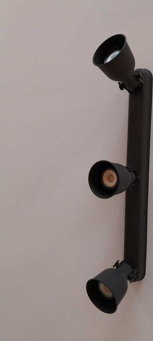 Candeeiro Tecto 3 projectores IKEA HEKTAR