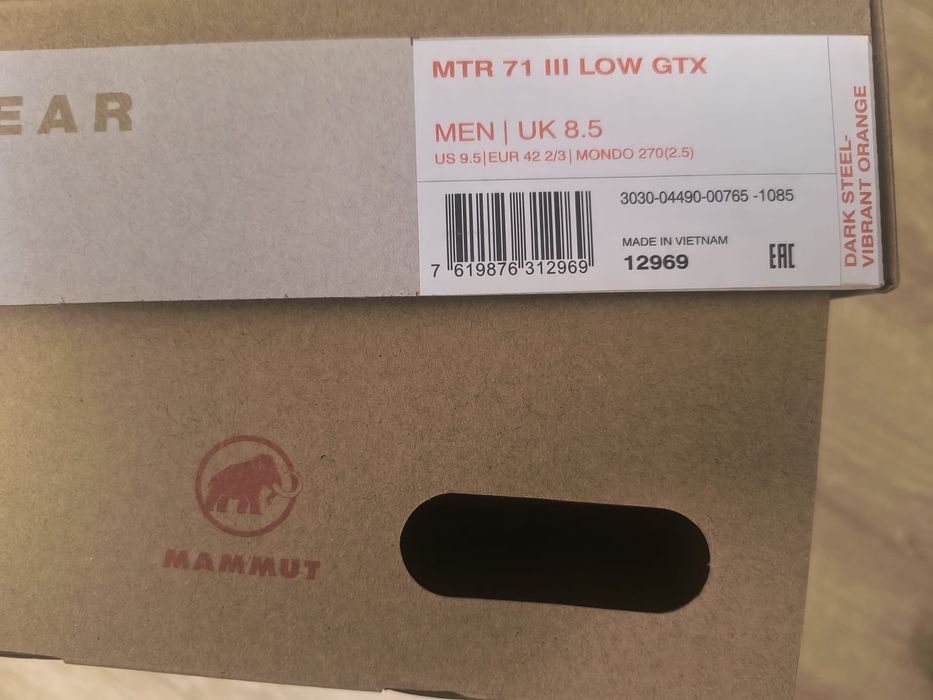 męskie buty Mammut MTR 71 III Low GTX | Gore-Tex r. 42 2/3