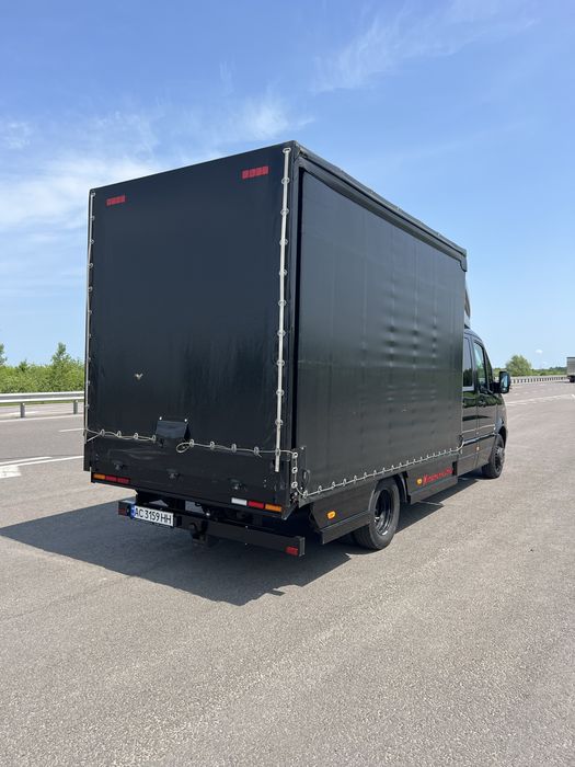 MERCEDES - BENZ Sprinter 519 MAXI | 3.0 2014 рік Спарка Пландека Прицеп двохосьовий штора