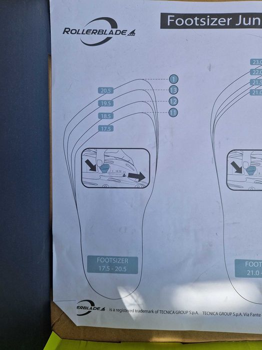 rolki Rollerblade Microblade + ochraniacze Roces