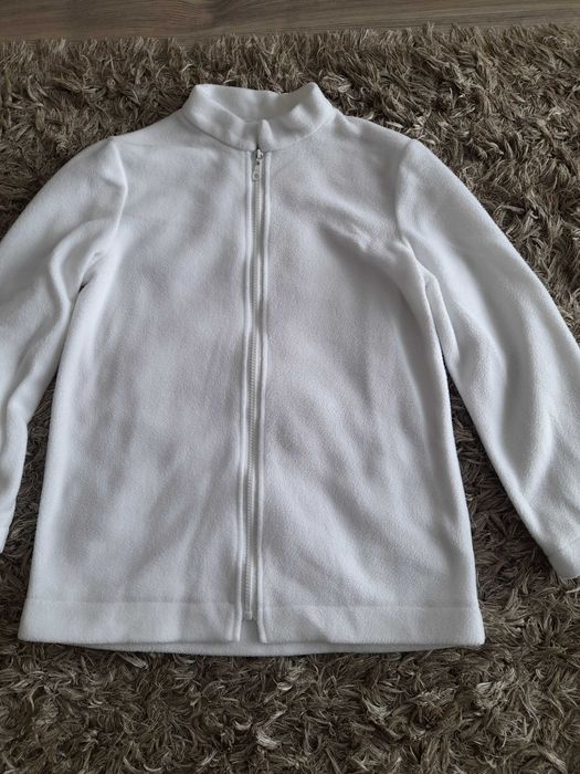 Biały polarek na komunię