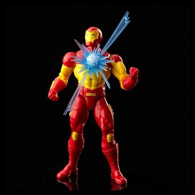 Hasbro Pulse 2022 Marvel Legends Series Deluxe Retro Iron Man + Plasma Cannon PORTES GRÁTIS