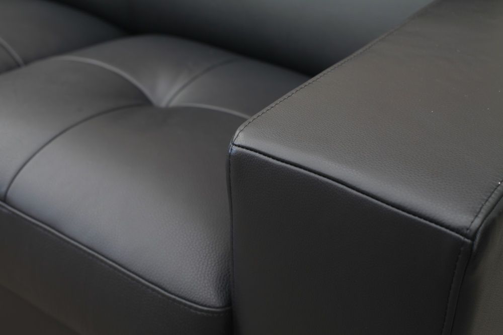 Nowoczesny Zestaw Wypoczynkowy Skóra Meble Wanat