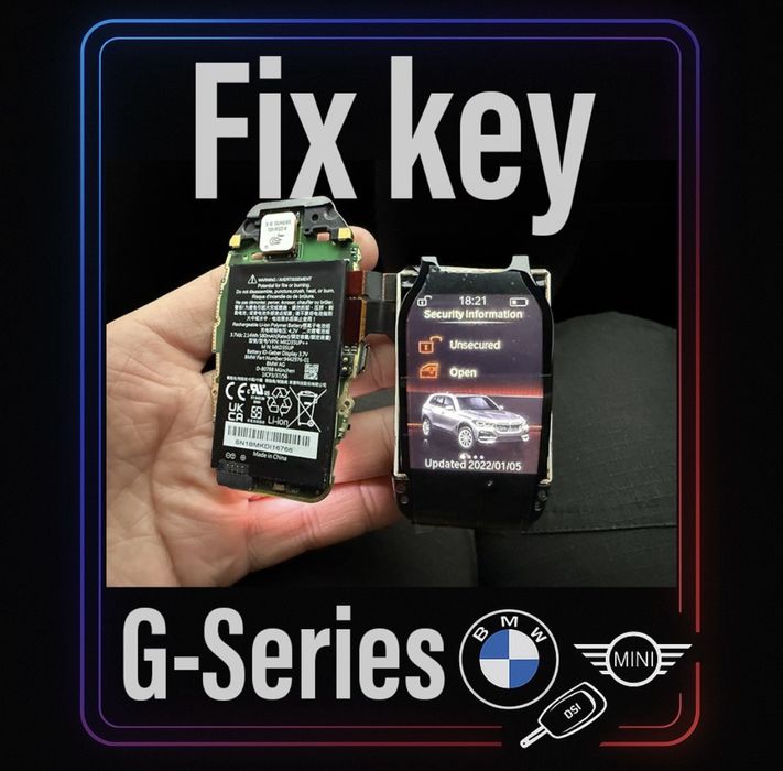 BMW display key smart key g series