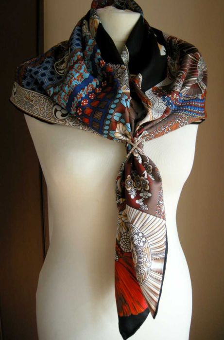 Apaszka twill silk hermes 90/90