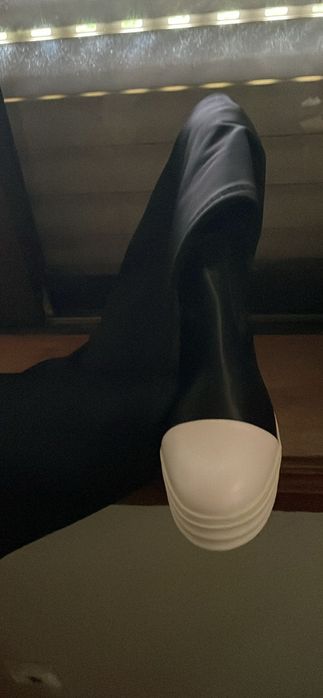 Bota cano alto confortável