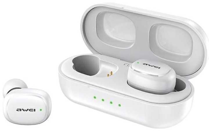 Навушники Awei T13 Pro ENC TWS White Bluetooth 5.3