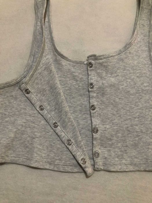 Top malha Cinza claro
