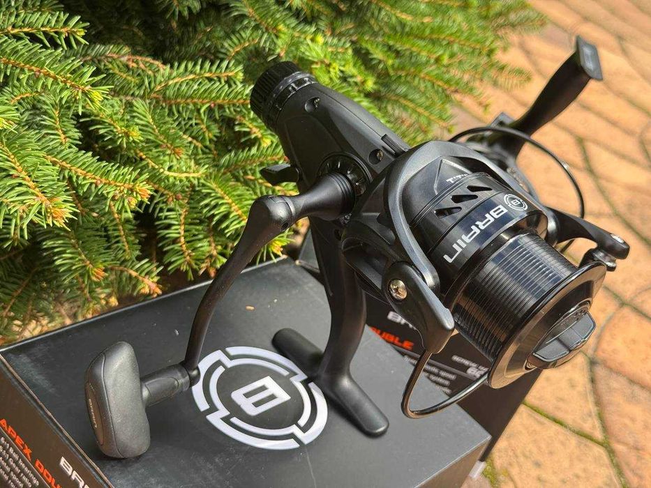 Карповая катушка Brain Apex Double Baitrunner Screw Handle 5000-6000