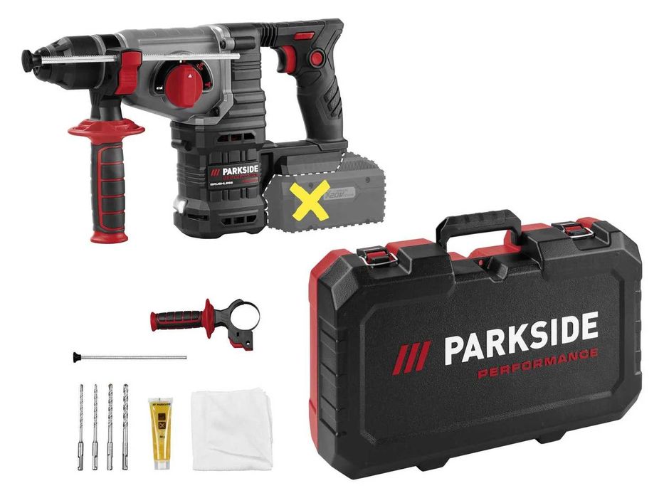 Акумуляторний комбінований перфоратор PARKSIDE PERFORMANCE PPAKH 20-Li A1